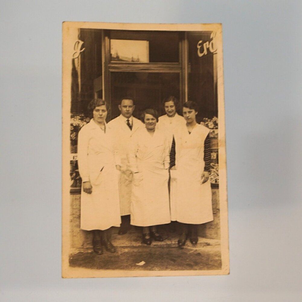Pharmacists Vintage Real Black And White Photo Koln Germany